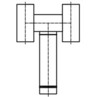 Deflektor typu "H" SWR Ø 150mm ocynk