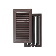 Kratka wentylacyjna 160x290 mm PVC z nastawną żaluzją