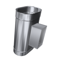 Wyczystka żaroodporna owalna MKSZ Invest MK ŻARY 120x230mm gr.0,8mm strona szersza