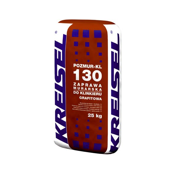 Kreisel zaprawa murarska do klinkieru POZMUR-KL 130, kolor grafit, 25 kg