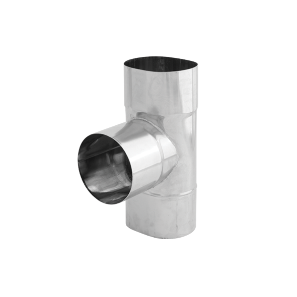 Trójnik 90° żaroodporny owalny SPIROFLEX 130x240mm gr.0,8mm