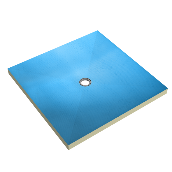 Botament PD-O płyta brodzikowa z odpływem punktowym - asymetrycznym 900x900 (40 mm)